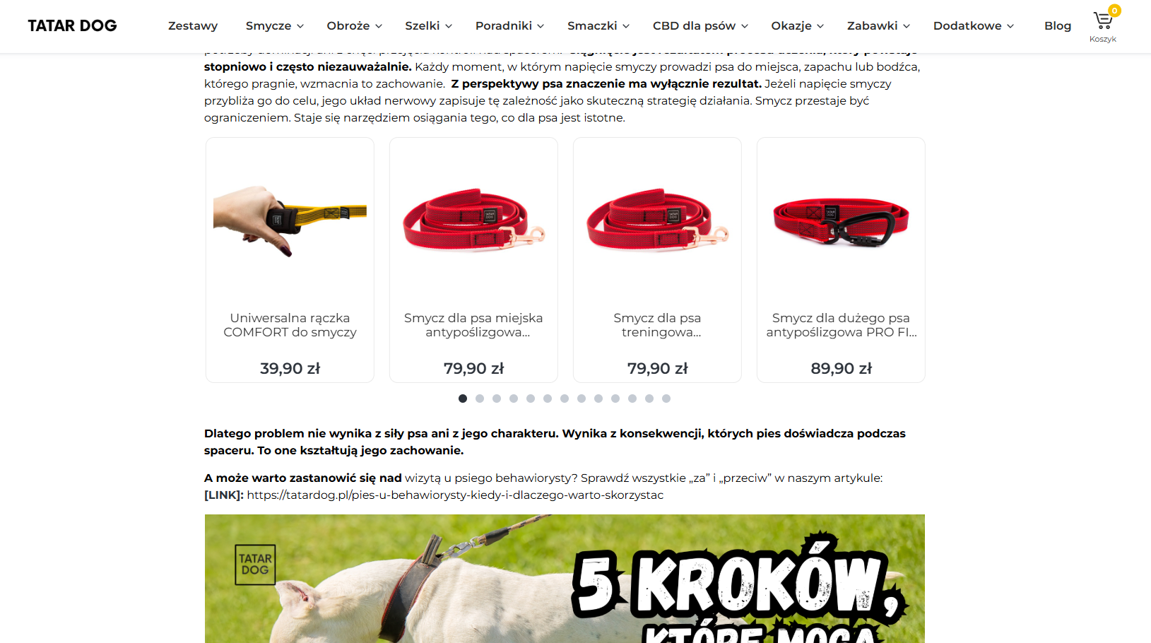Boxy produktowe Storefront — na blogu