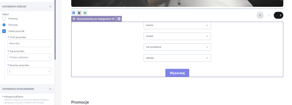 Konfiguracja wyglądu modułu
